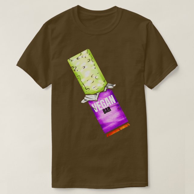Camiseta Dulces Verdes Vegan Bar Para Vegetarianos Y Vegan (Diseño del anverso)