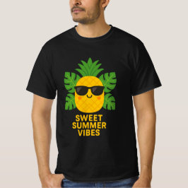 Camiseta Dulces vibraciones de verano: Chill de piña