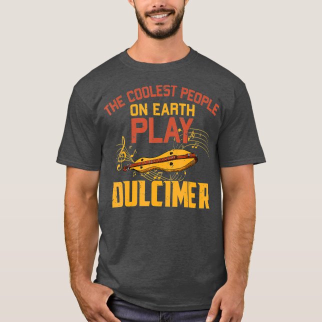 Camiseta Dulcimer Music Lover Mountain Dulcimer Player (Anverso)
