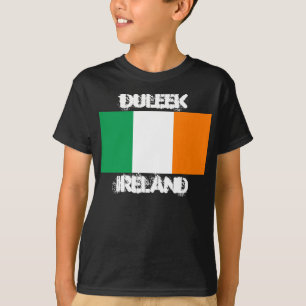 Camiseta Duleek, Irlanda con la bandera irlandesa
