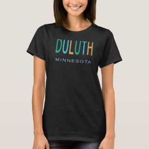 Camiseta DULUD MINNESOTA Verde azul y Naranja amarillo MN