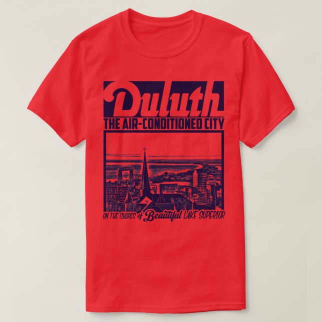 Camiseta Duluth La Ciudad Climatizada (Diseño del anverso)