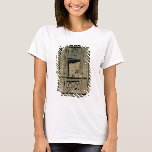 Camiseta Dummy window in the entrance facade with a figure (Anverso)