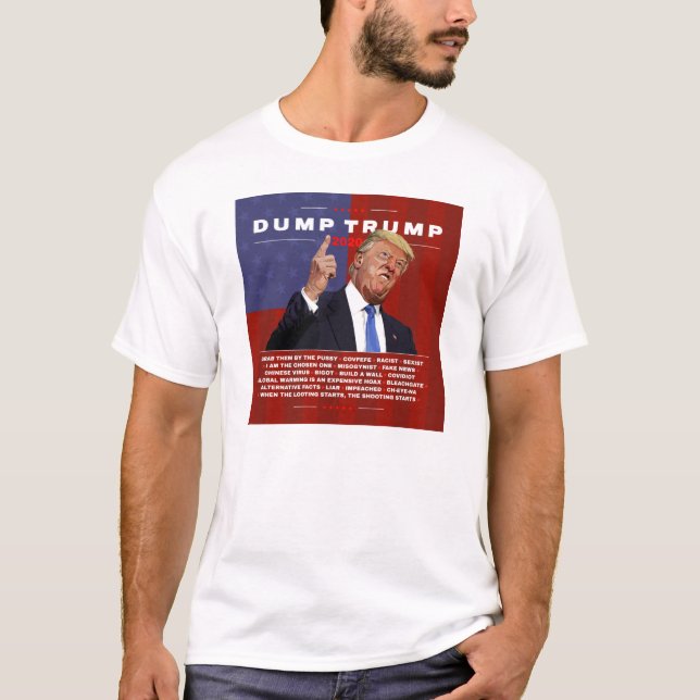 Camiseta Dump ilustracion Trump 2020 (Anverso)