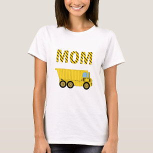Camiseta Dump Truck Construcción Fiesta de Cumpleaños Mamá