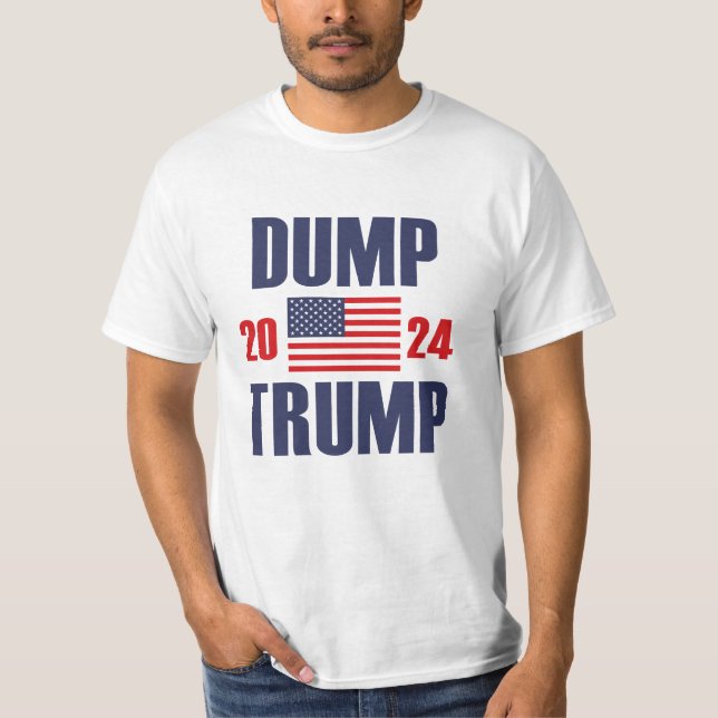 Camiseta Dump Trump 2024 (Anverso)