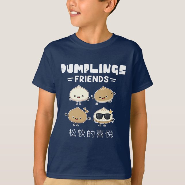 Camiseta Dumplings Friends Doughy Delight (Anverso)