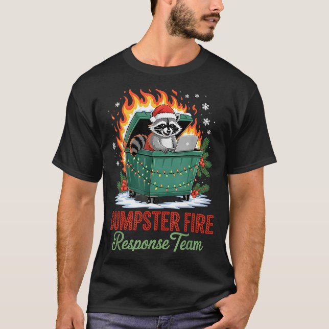 Camiseta Dumpster Fire Resnse Team Leader Christmas  (Anverso)
