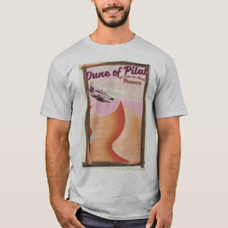 Camiseta Duna de Pilat, afiche de viaje de Dunes vintage Fr