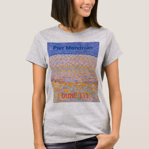Camiseta Duna de pintura de Mondrian III para mujeres