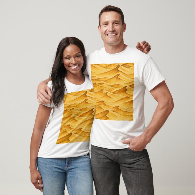 Camiseta Dunas de arena dorada del desierto (Unisexo)