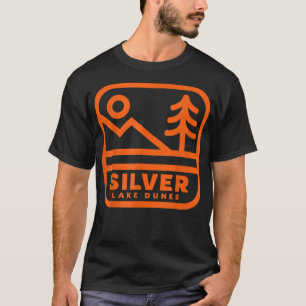 Camiseta Dunas de arena plateada en el lago