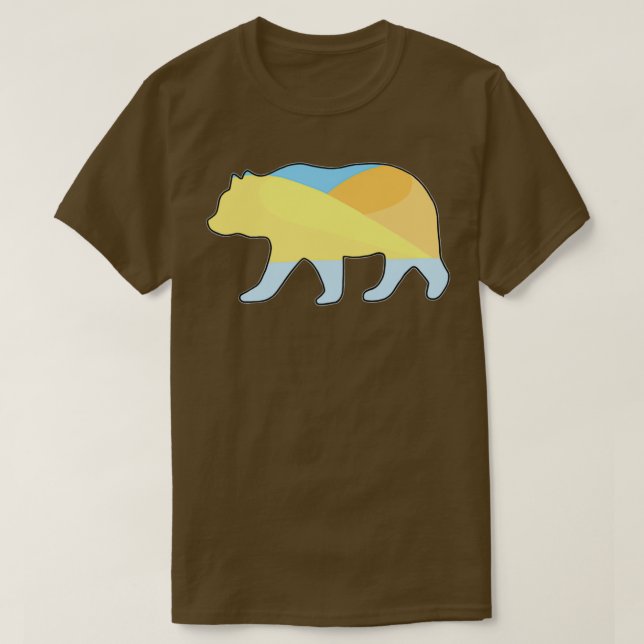 Camiseta dunas de oso dormido (Diseño del anverso)