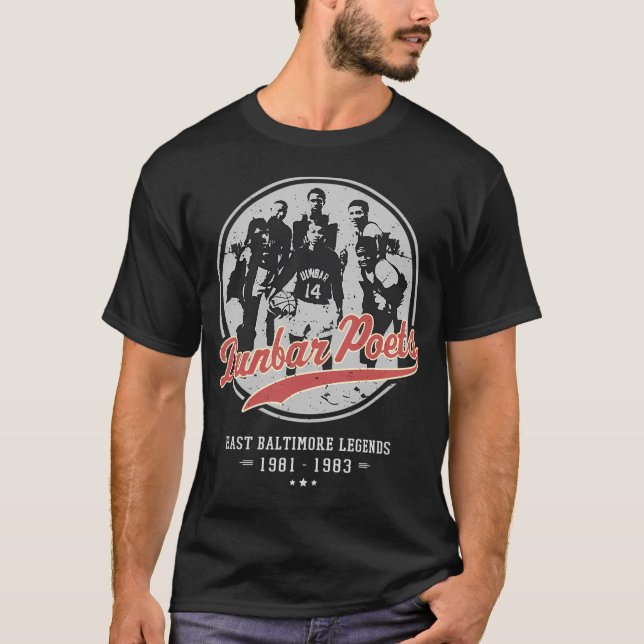 Camiseta Dunbar Poets 1981-1983 La mejor escuela secundaria (Anverso)