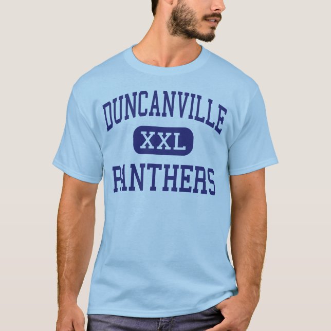 Camiseta Duncanville - panteras - alto - Duncanville Tejas (Anverso)