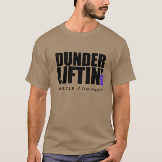 Camiseta Dunder Lifting Gym Muscle Company funny