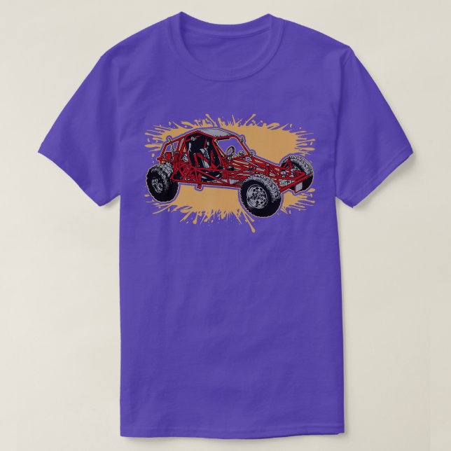 Camiseta Dune Buggy Off Road Sand Rail 4x4 (Diseño del anverso)