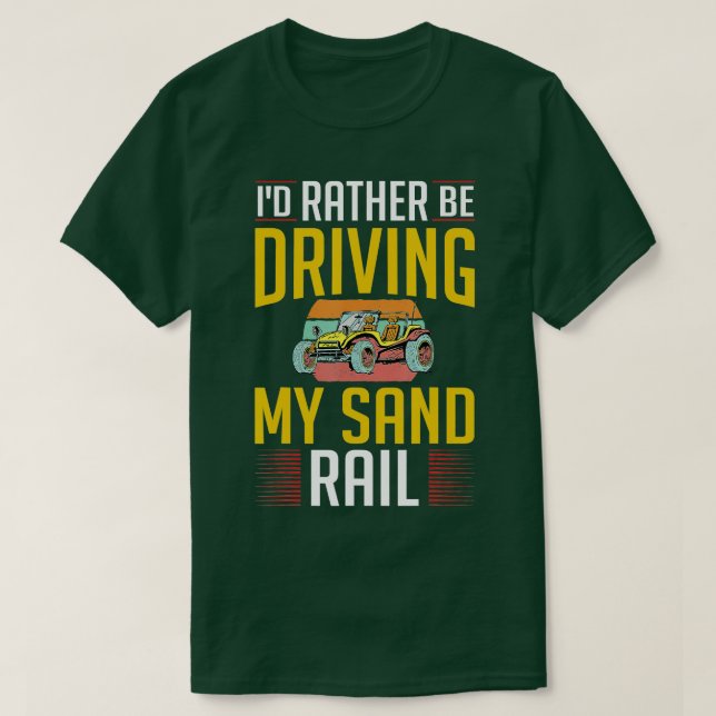 Camiseta Dune Buggy Sand Rail Car Carreras Desert Beach Rc  (Diseño del anverso)