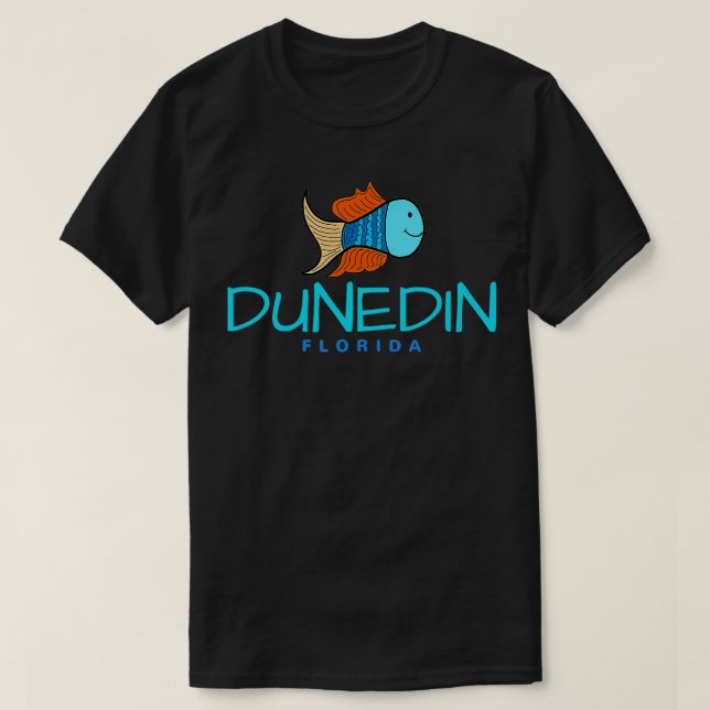 Camiseta Dunedin FL Fun Fish Florida (Diseño del anverso)