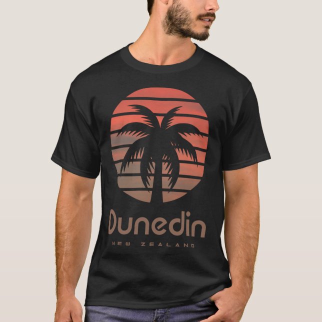 Camiseta Dunedin New Zealand Travel Holiday Souvenir Beach (Anverso)