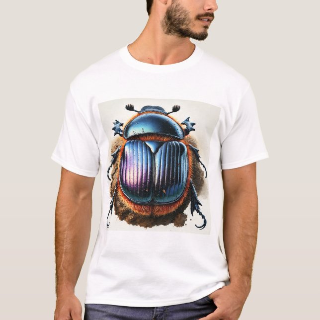 Camiseta Dung beetle 200724IREF213 - Watercolor (Anverso)