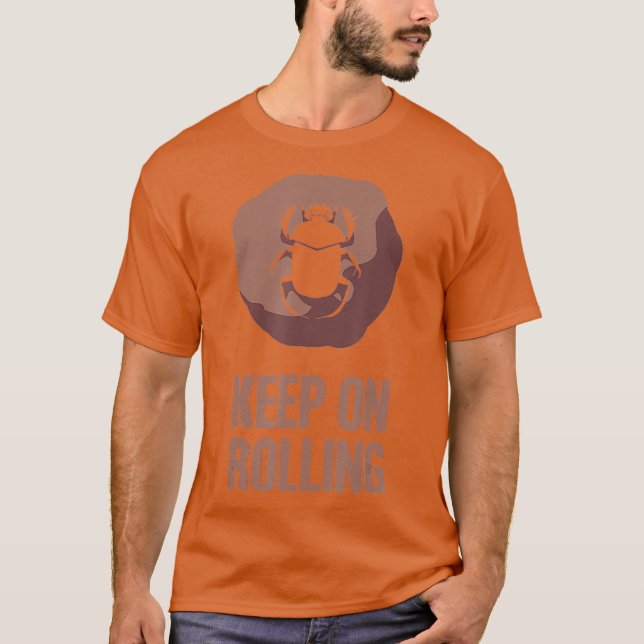 Camiseta Dung Beetle - Ciencia de insectos de fallos de ent (Anverso)