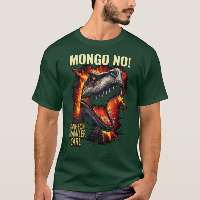 Camiseta Dungeon Crawler Carl Mongo No Premium (Anverso)
