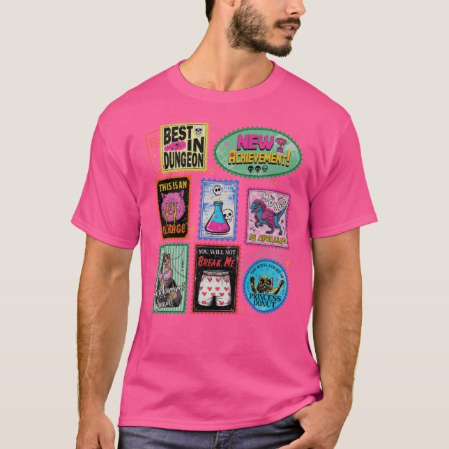 Camiseta Dungeon Crawler Carl Retro funny (Anverso)
