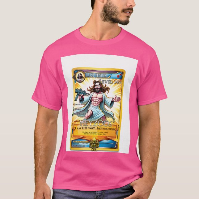 Camiseta Dungeon Crawler Carl - Uzi Jesus (Anverso)