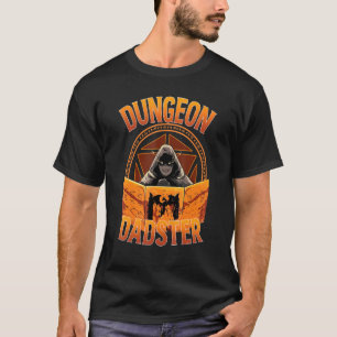 Camiseta Dungeon Dadster Rpg Gamer Dice Rollo Master