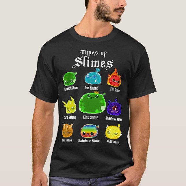 Camiseta Dungeon Game Dragons Master Slime King RPG (Anverso)