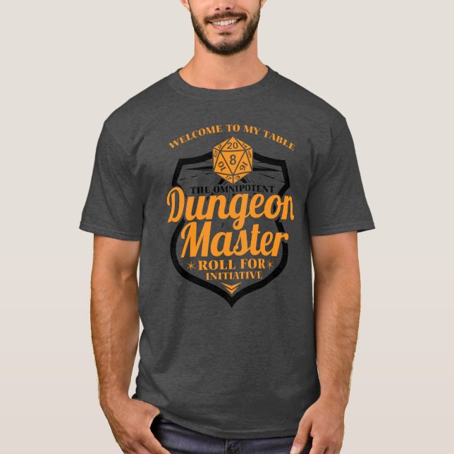 Camiseta Dungeon Master Gamer RPG regalo divertido (Anverso)