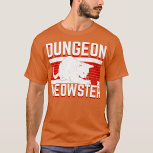 Camiseta Dungeon Meowstar D20 Cat RPG Tabletop Gamer Gift
