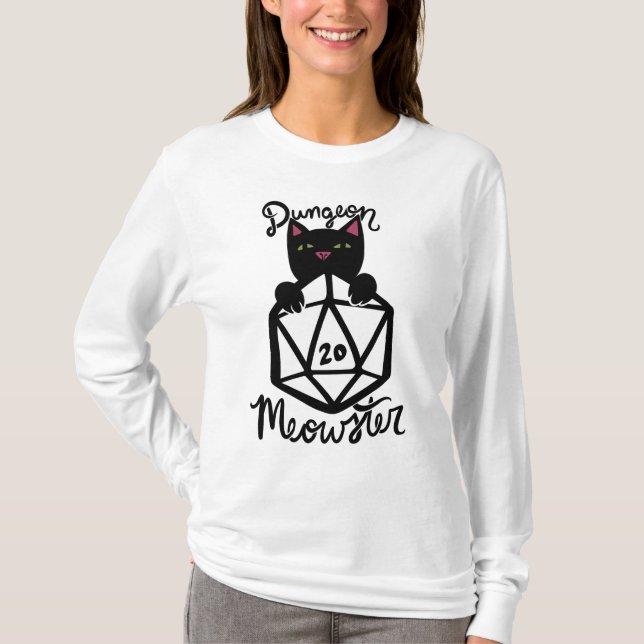Camiseta Dungeon Meowster (Anverso)