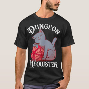 Camiseta Dungeon Meowster Dragon Juego de rol Dados D20