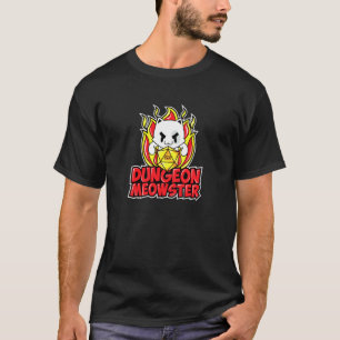 Camiseta Dungeon Meowster Juego De Mesa Gato Dm Rpg Fantasí