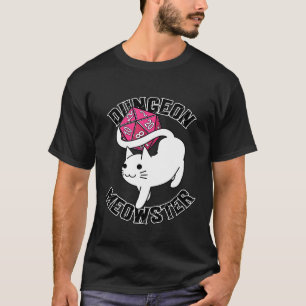 Camiseta Dungeon Meowster Nerdy Cat Gamer
