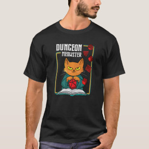 Camiseta Dungeon Meowster RPG Tabletop Juego DM Reproducció