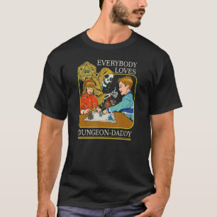 Camiseta Dungeon Padre Rpg Rol Jugando Juego Dados D2