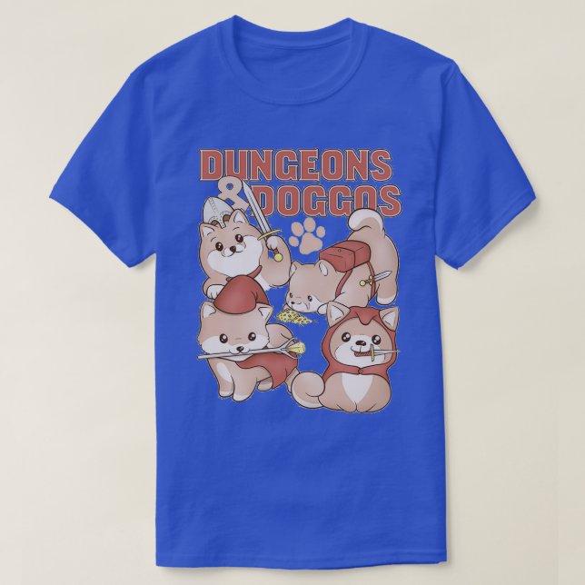 Camiseta Dungeons amp Doggos (Diseño del anverso)