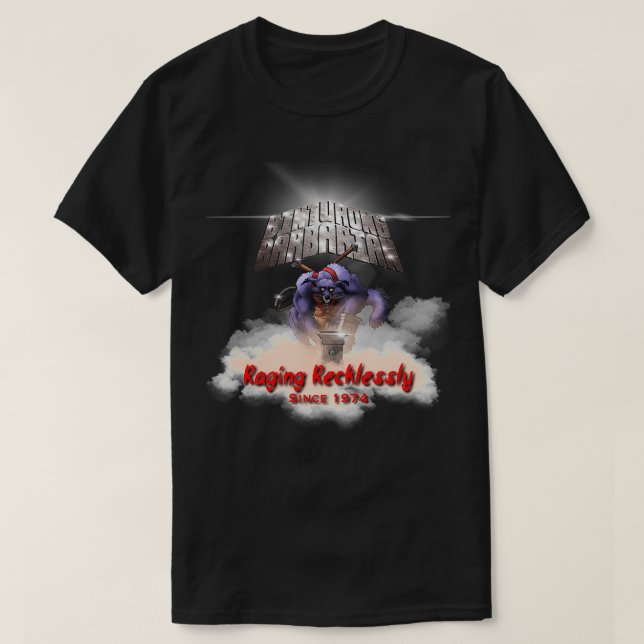 Camiseta Dungeons and Dragons Binturong Barbarian (Diseño del anverso)