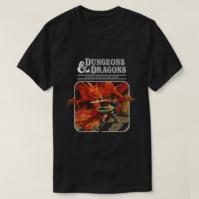 Camiseta Dungeons And Dragons Fantasy Rolling Game Esse (Diseño del anverso)