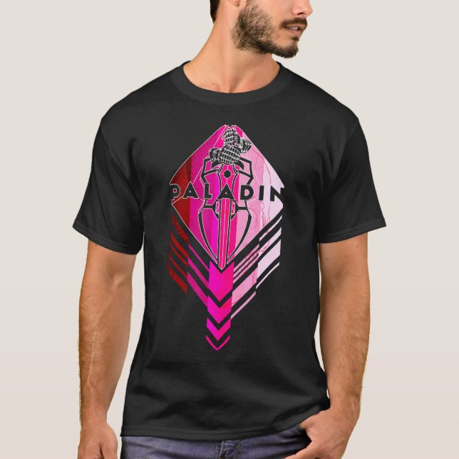Camiseta Dungeons D20 Dragons Paladín (Anverso)