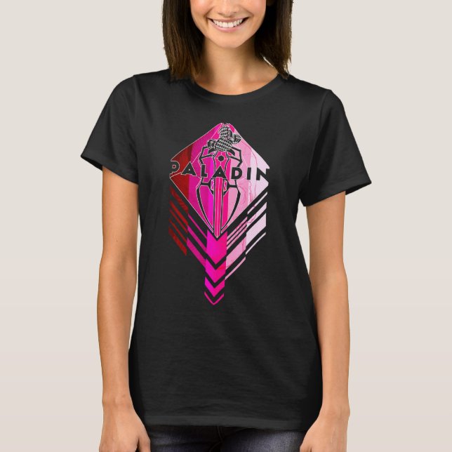 Camiseta Dungeons D20 Dragons Paladín (Anverso)