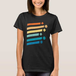 Camiseta Dungeons Dice D20 Dragones Retro D20 Rpg