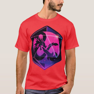 Camiseta Dungeons Dragons Ampersand en dados 3D