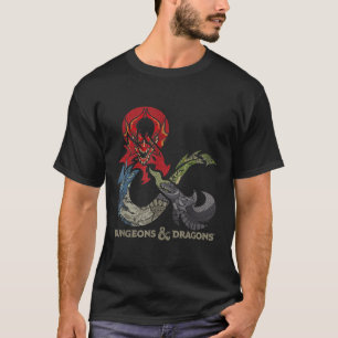 Camiseta Dungeons  Dragons Dragon Ampersand Logo 