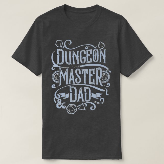 Camiseta Dungeons Dragons Fathers Day Dungeon Master Dad Fa (Diseño del anverso)