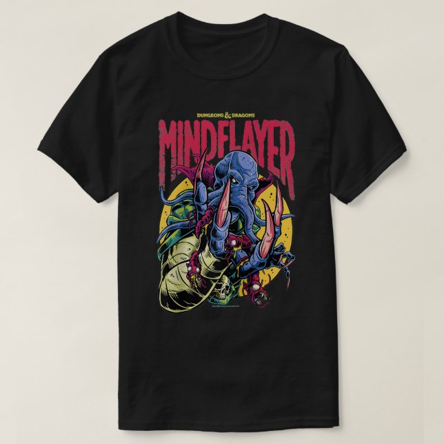 Camiseta Dungeons & Dragons Mindflayer Logo  (Diseño del anverso)