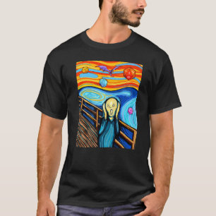 Camiseta Dungeons Munch's The Scream D20 T Dragons